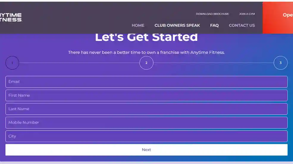 Anytime Fitness Franchise Cost India